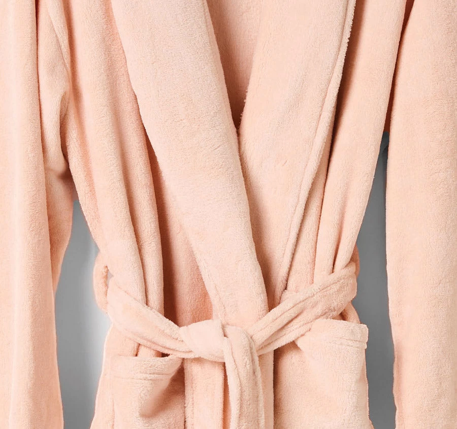 Plush Bathrobe Range Pink 4 Plush Bathrobe Range Pink - Image 2
