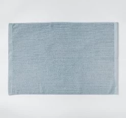 Reed 900GSM Cotton Bath Mat Blue