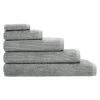 Reed 550GSM Cotton Bath Towel Range Grey -Home Furnishings lhl reedgrey