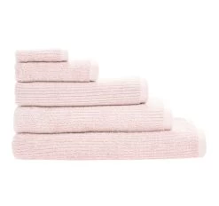 Reed 550GSM Cotton Bath Towel Range Pink