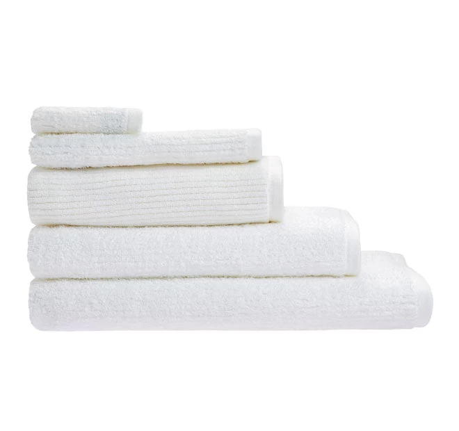 Reed 550GSM Cotton Bath Towel Range White 3 Reed 550GSM Cotton Bath Towel Range White
