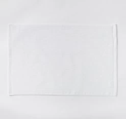 Reed 900GSM Cotton Bath Mat White