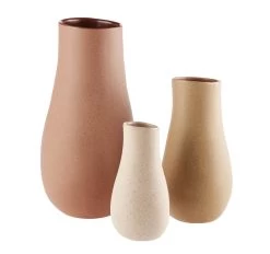 Rowan 34cm Vase Clay -Home Furnishings lhl rowanvasegroup cb6bb6ea 9b2b 45ba 9daa a657b2674456
