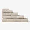 Velour Stripe 550GSM Bath Towel Range Moonbeam -Home Furnishings lhl velourstripemoonbeamtowel