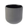 Vincent 14cm Planter Pot Charcoal -Home Furnishings lhl vincentcharcoal14cmplanterpot