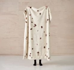 Weston 130x170cm Throw Rug Vanilla