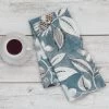 Lark 50x70cm Tea Towel Teal -Home Furnishings mmlinen larktt
