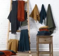 Tusca 900GSM Cotton Bath Mat Amber -Home Furnishings mmlinen tuscarange f1a65d53 8046 48cc 8f23 adc0ec947b50