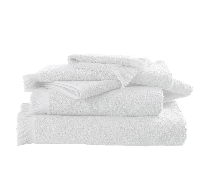 Tusca 700GSM Cotton Bath Towel Range White 3 Tusca 700GSM Cotton Bath Towel Range White