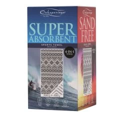 Sand Free 80x160cm Towel 4 In 1 Patterns On Patterns -Home Furnishings onka sandfree80x160beachtwlpatternsonpatterns5