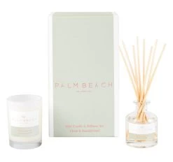 Mini Candle 90g And Mini Reed Diffuser 50ml Gift Set Clove And Sandalwood