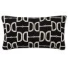 Equine Chic 30x50cm Filled Cushion Black