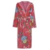 Pip Studio Good Evening Cotton Velour Bathrobe Range Coral -Home Furnishings ps goodeveningcoralrobe