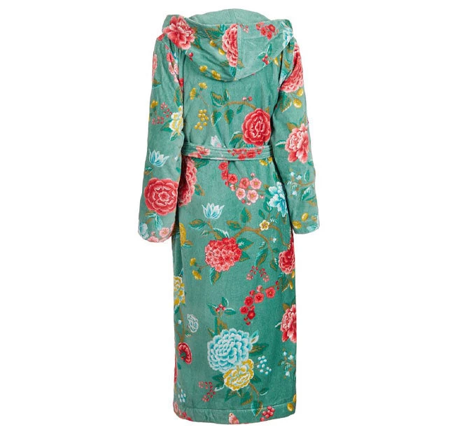 Pip Studio Good Evening Cotton Velour Bathrobe Range Green 5 Pip Studio Good Evening Cotton Velour Bathrobe Range Green - Image 3