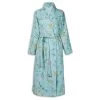 Pip Studio Les Fleur Cotton Velour Bathrobe Range Blue -Home Furnishings ps lesfleursbluerobe
