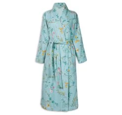Pip Studio Les Fleur Cotton Velour Bathrobe Range Blue