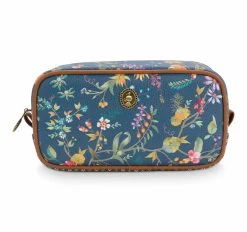 Pip Studio Petites Fleurs Small Square Cosmetic Bag Blue