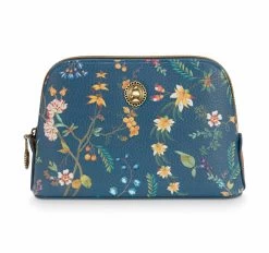 Pip Studio Petites Fleurs Small Triangle Cosmetic Bag Blue