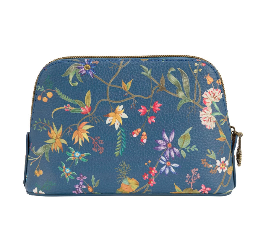 Pip Studio Petites Fleurs Small Triangle Cosmetic Bag Blue 4 Pip Studio Petites Fleurs Small Triangle Cosmetic Bag Blue - Image 2