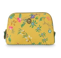 Pip Studio Petites Fleurs Small Triangle Cosmetic Bag Yellow