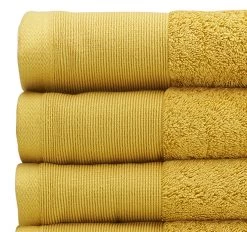 Vida Organic 630GSM Cotton Bath Towel Range Saffron 10 Vida Organic 630GSM Cotton Bath Towel Range Saffron -Home Furnishings sh vidaorganicbtsaffron2 e18fedd6 cec7 4b91 acfb 5cea243c08c9