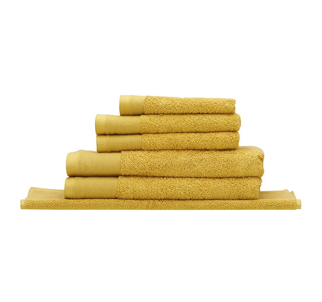 Vida Organic 630GSM Cotton Bath Towel Range Saffron 6 Vida Organic 630GSM Cotton Bath Towel Range Saffron - Image 4