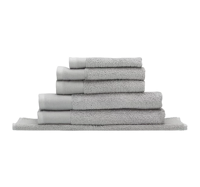 Vida Organic 630GSM Cotton Bath Towel Range Silver 5 Vida Organic 630GSM Cotton Bath Towel Range Silver - Image 3