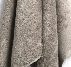 Vida Organic 630GSM Cotton Bath Towel Range Stone 9 Vida Organic 630GSM Cotton Bath Towel Range Stone -Home Furnishings sh vidaorganicstone9