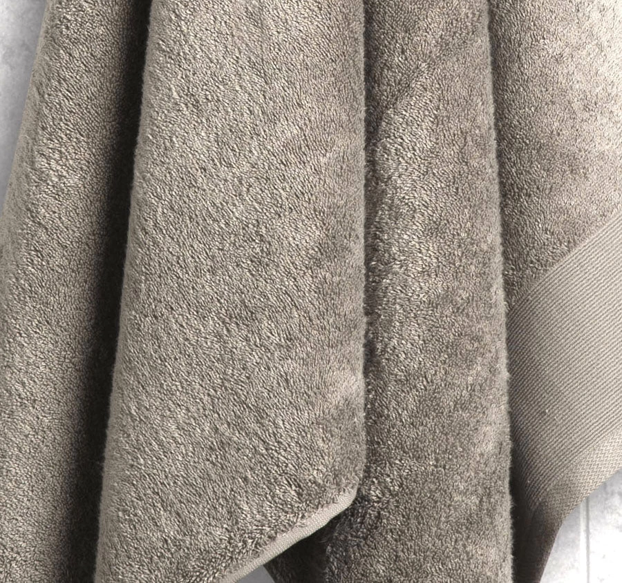 Vida Organic 630GSM Cotton Bath Towel Range Stone 4 Vida Organic 630GSM Cotton Bath Towel Range Stone - Image 2