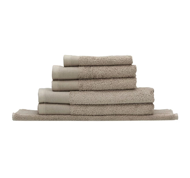 Vida Organic 630GSM Cotton Bath Towel Range Stone 6 Vida Organic 630GSM Cotton Bath Towel Range Stone - Image 4