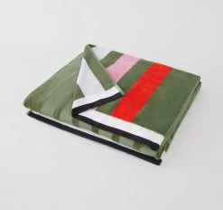 Verona 95x175cm Beach Towel Herbal -Home Furnishings sheridan veronaherbal95x175bchtwl3