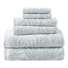 Tommy Bahama Lago Palm 6 Piece Towel Set Coconut And Whirlpool