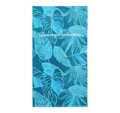 Tommy Bahama Monstera 91x172cm Beach Towel Teal