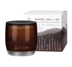 Equilibrium 140g Mini Soy Candle Mandarin With Basil And Lime
