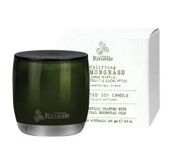 Flourish Organics 140g Mini Soy Candle Lemongrass