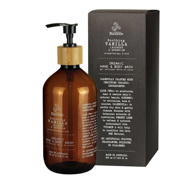 Flourish Organics 500ml Hand And Body Wash Vanilla 3 Flourish Organics 500ml Hand And Body Wash Vanilla