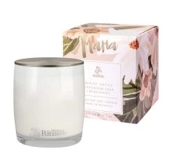 Mama 400g Candle White Lotus With Geranium Leaf And Bergamot
