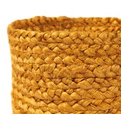 Asher Jute Basket Range Ochre -Home Furnishings vdh asherochre3