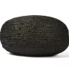 Calvert 50x50x20cm Jute Pouf Black -Home Furnishings vdh calvertpoufblack