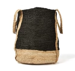 Tava Jute Basket With Handle Range Black