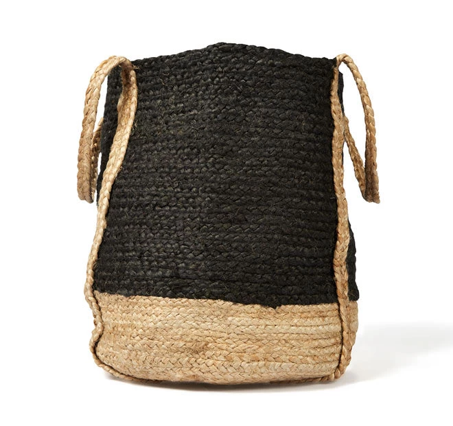 Tava Jute Basket With Handle Range Black 3 Tava Jute Basket With Handle Range Black